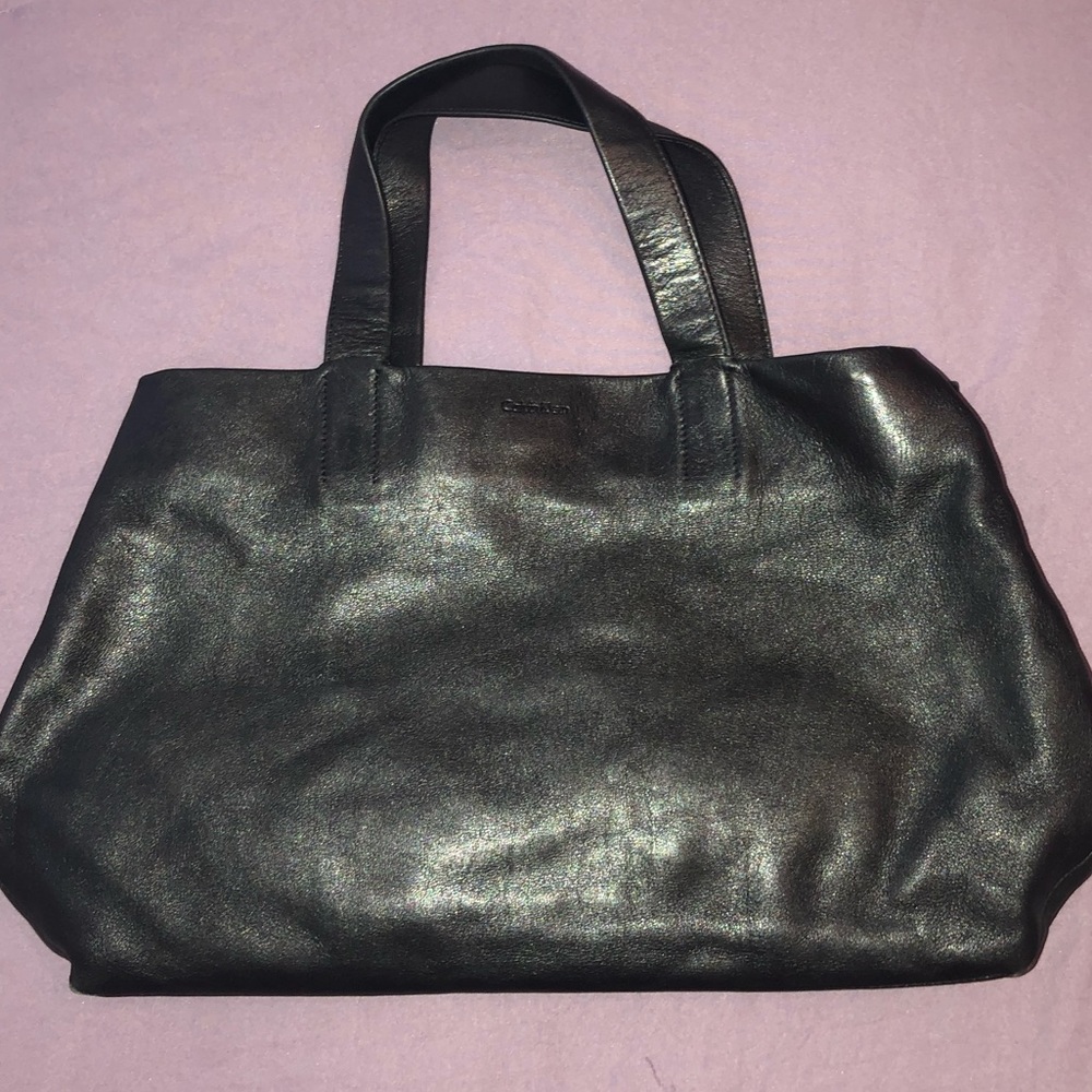 Calvin Klein Black leather bag